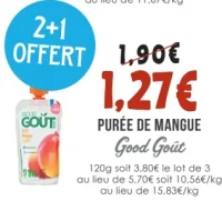 Purée de mangue Good Goût