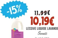 Lessive liquide lavande Sonett