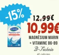 Magnésium marin + vitamine B6-B9 B-Technie