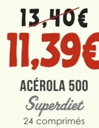 Acérola 500 Superdiet