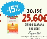 Ginkgo Guarana Rhodiole Superdiet
