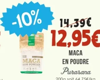 Maca en poudre Purasana