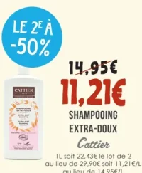 Shampooing extra-doux Cattier