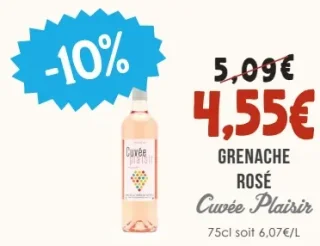 Grenache Rosé Cuvée Plaisir