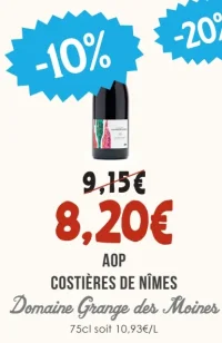 AOP Costières de Nîmes Domaine Grange des Moines