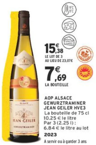 AOP Alsace Gewurztraminer Jean Geiler HVE3