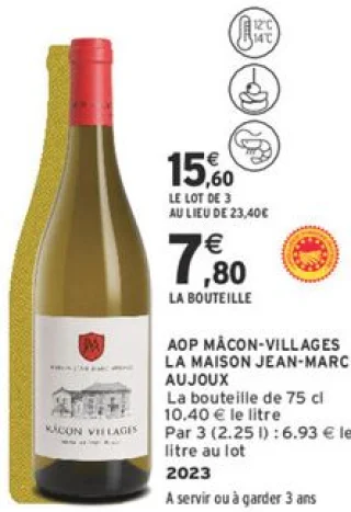 AOP Mâcon-Villages La Maison Jean-Marc Aujoux