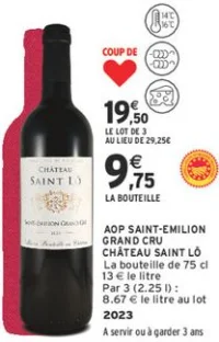 AOP Saint-Émilion Grand Cru Château Saint Lô