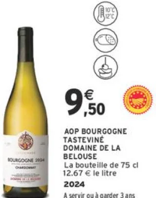 AOP Bourgogne Tasteviné Domaine de la Belouse