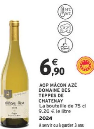 AOP Mâcon Azé Domaine des Teppes de Chatenay