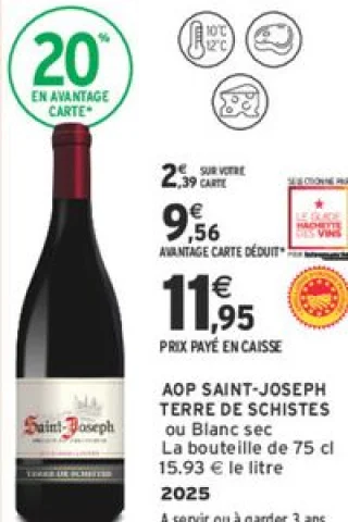AOP SAINT-JOSEPH TERRE DE SCHISTES