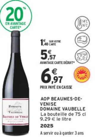 AOP BEAUMES-DE-VENISE DOMAINE VAUBELLE
