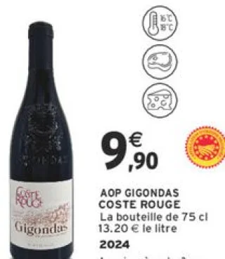 AOP GIGONDAS COSTE ROUGE