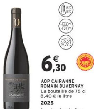 AOP CAIRANNE ROMAIN DUVERNAY