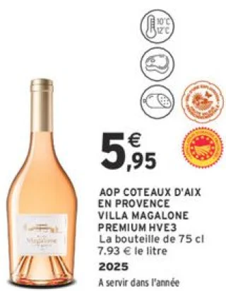 AOP Coteaux d'Aix en Provence Villa Magalone Premium HVE3