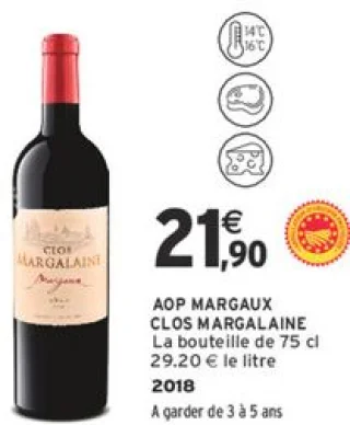 AOP MARGAUX CLOS MARGALAINE 2018