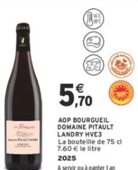 AOP Bourgueil Domaine Pitault Landry HVE3