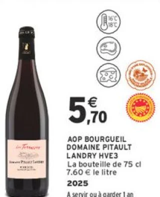 AOP Bourgueil Domaine Pitault Landry HVE3