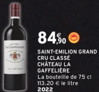 Saint-Émilion Grand Cru Classé Château La Gaffelière 2022
