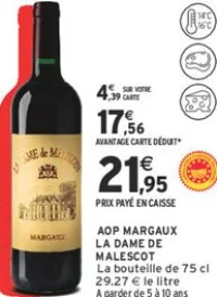 AOP MARGAUX LA DAME DE MALESCOT