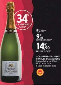 AOP CHAMPAGNE BRUT CHARLES DEVAUCHÊNE