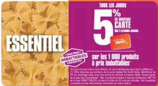 Sélection de 1 000 produits à prix imbattables Netto