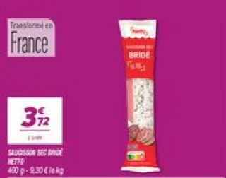 Saucisson sec bridé 