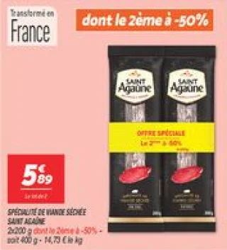 Spécialité de viande séchée 