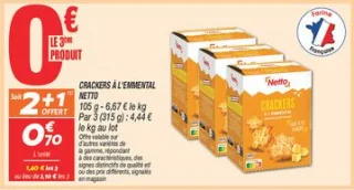 Crackers à l'emmental
