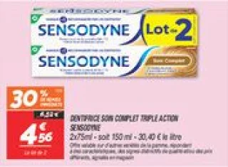 Dentifrice soin complet triple action 