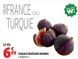 Figues fraîches noires