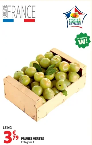Prunes vertes