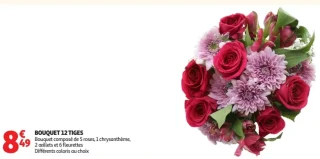 Bouquet 12 tiges