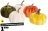 Promo 5 CITROUILLES EN VELOURS