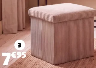 Pouf coffre CLARA