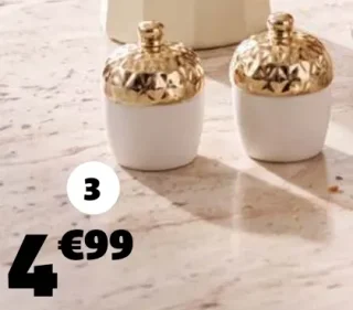 Set salière et poivrière Dolomite