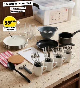 KIT CULINAIRE 40 PIÈCES