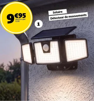 Projecteur Solaire Détecteur de mouvements
