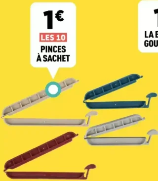 Les 10 pinces à sachet