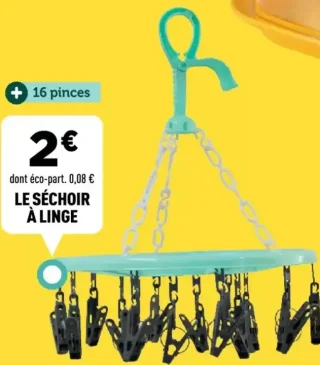 Le séchoir à linge