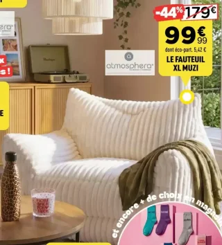 Atmosphera Le fauteuil XL Muzi