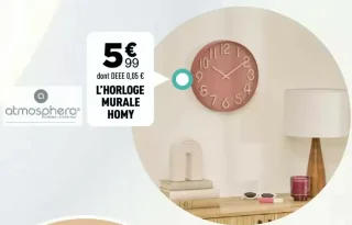 L'horloge murale Homy Atmosphera