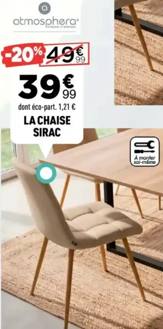 Chaise Sirac Atmosphera