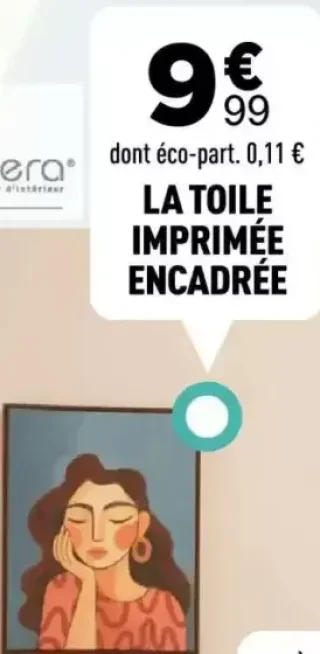 La toile imprimée encadrée Atmosphera
