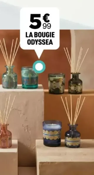 Bougie et Diffuseur de parfum Odyssea Atmosphera