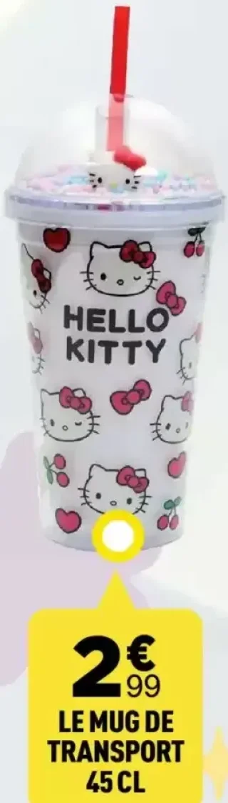 Mug de transport Hello Kitty 45 cl
