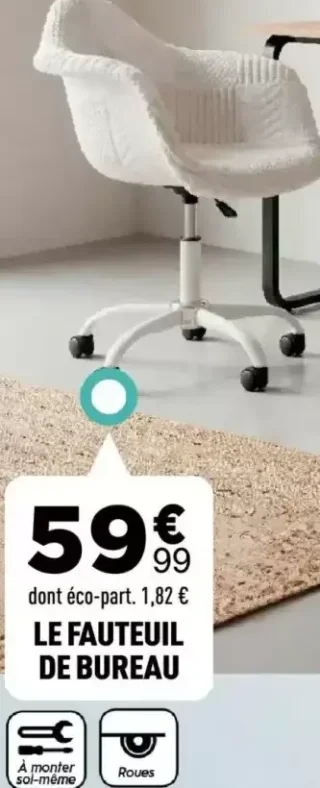 Le fauteuil de bureau