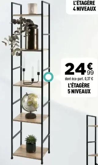 L'étagère 5 niveaux Colorado