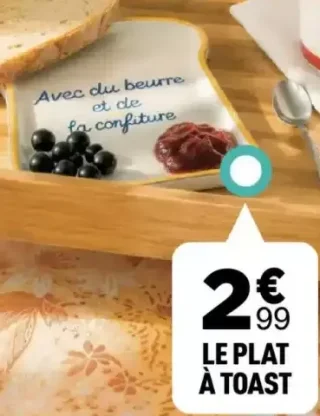 Le plat à toast