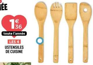 Les 4 ustensiles de cuisine